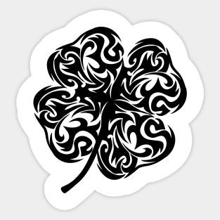 Irish Shamrock Four-leaf Lucky Clover Sticker